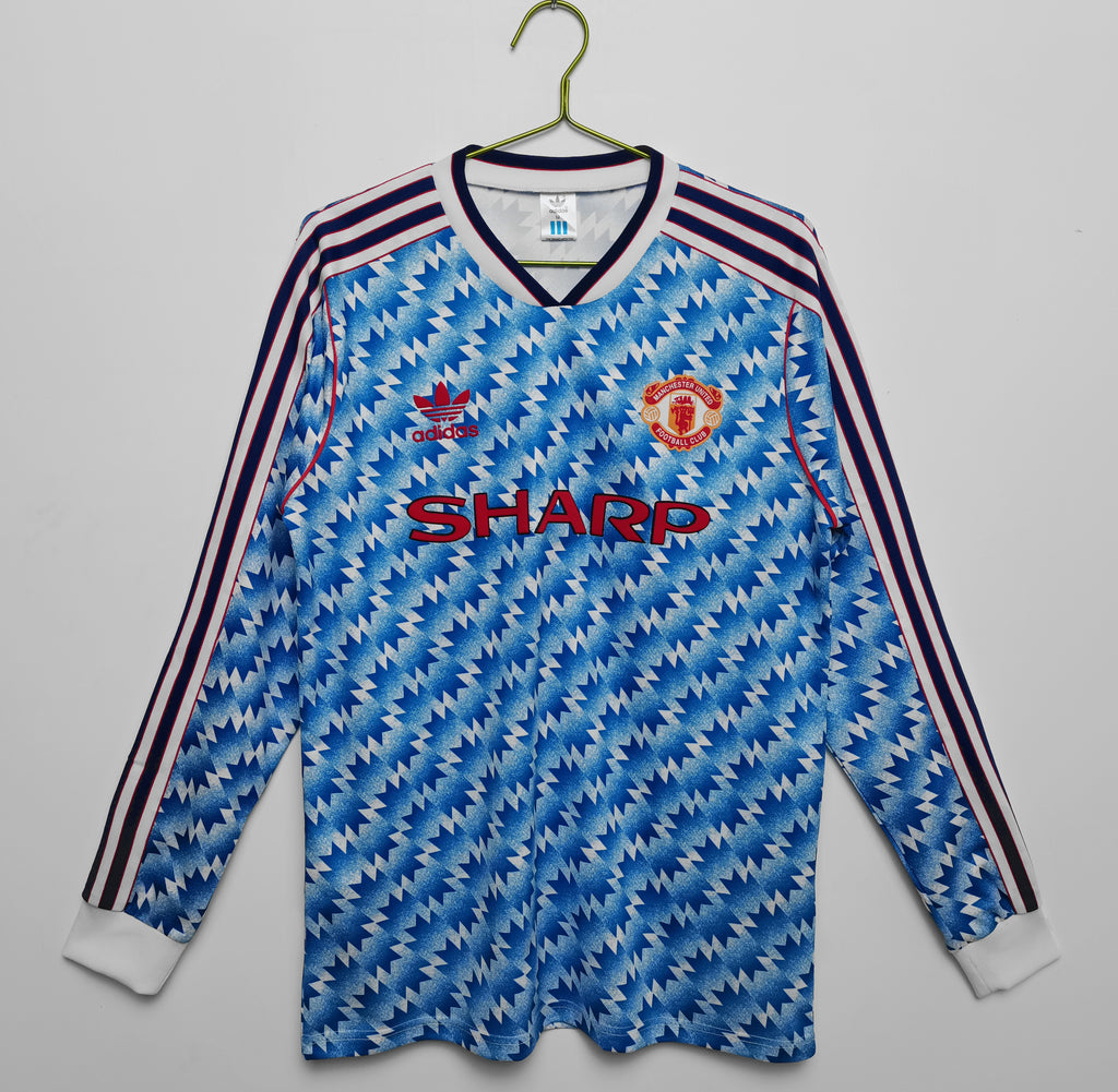 Manchester United 1990/92 (Away Kit – Long Sleeve)