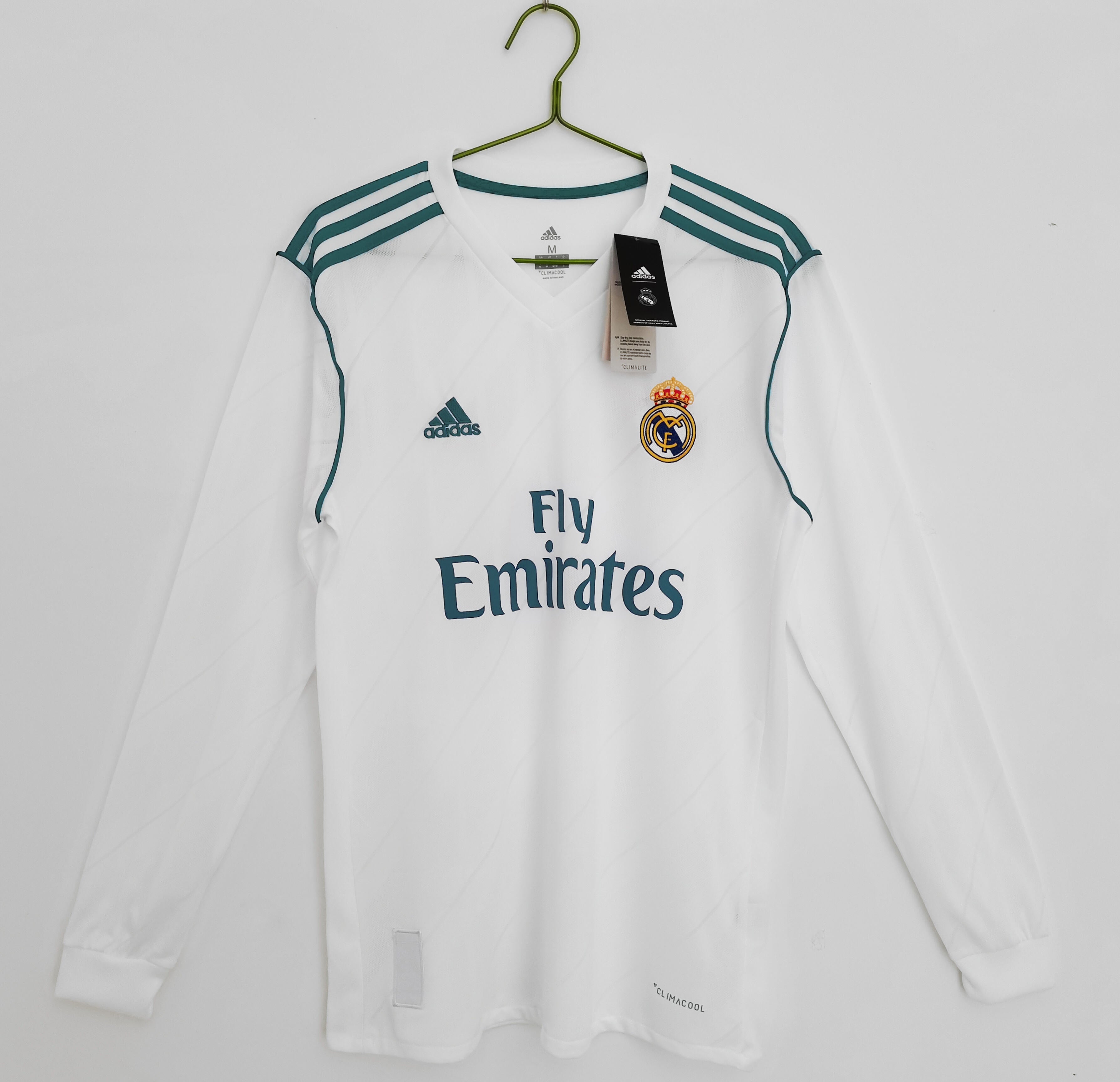 Real Madrid 2017/18 (Home Kit – Long Sleeve)
