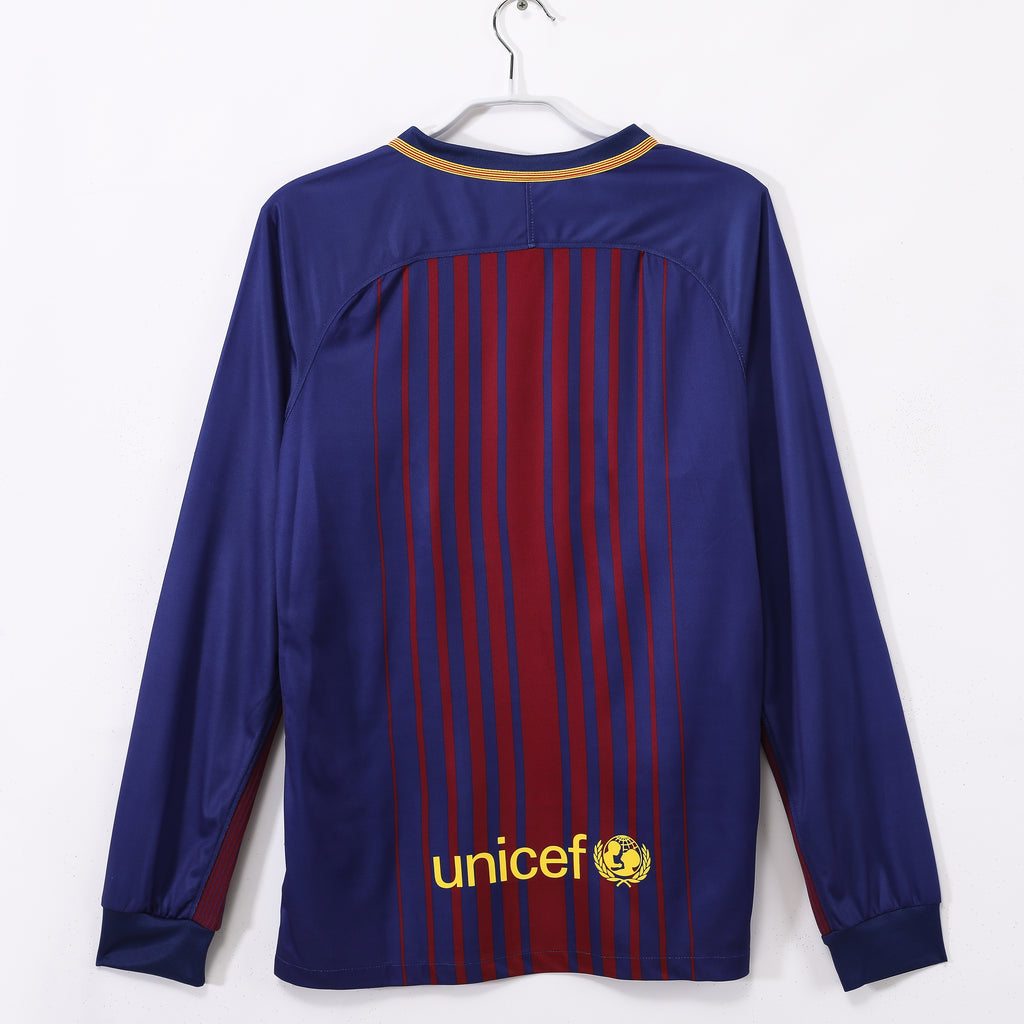 Barcelona 2017/18 (Home Kit – Long Sleeve)