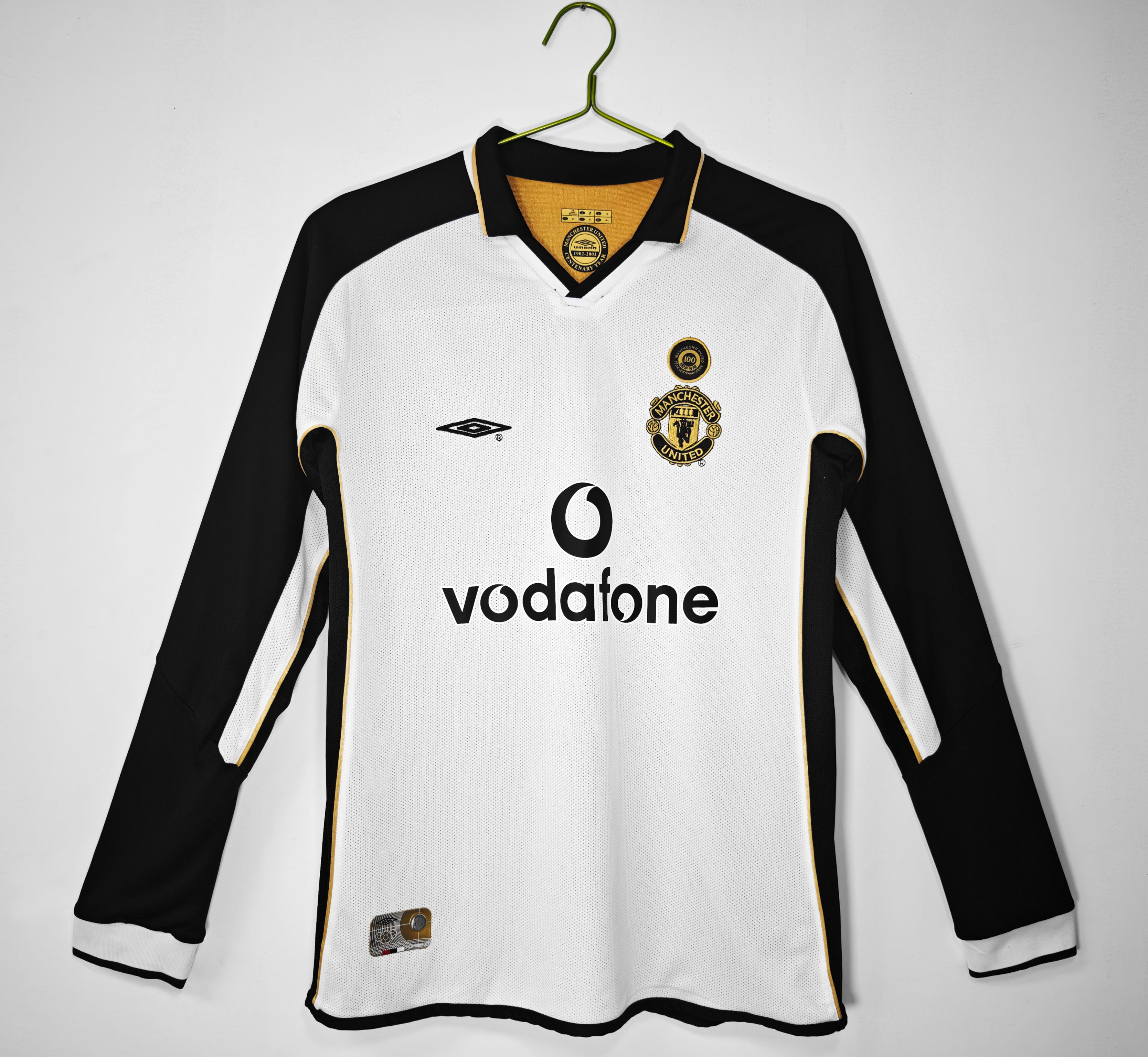 Manchester United 2001/02 Centenary (White - Long Sleeve)