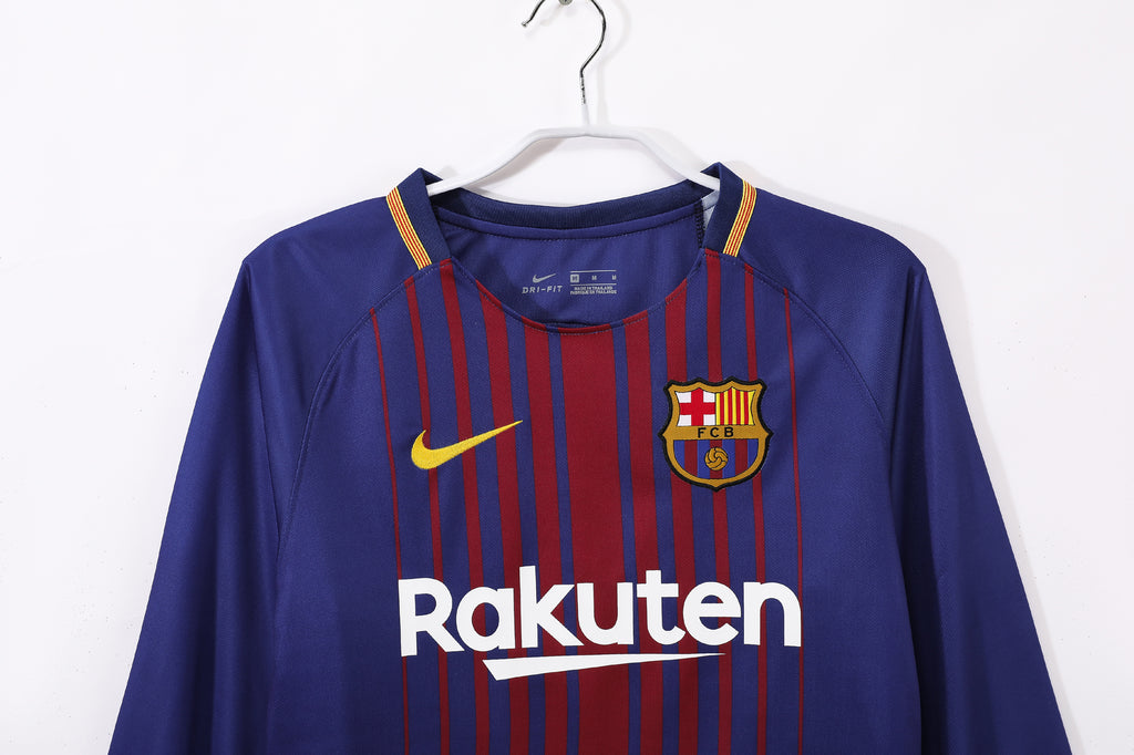 Barcelona 2017/18 (Home Kit – Long Sleeve)