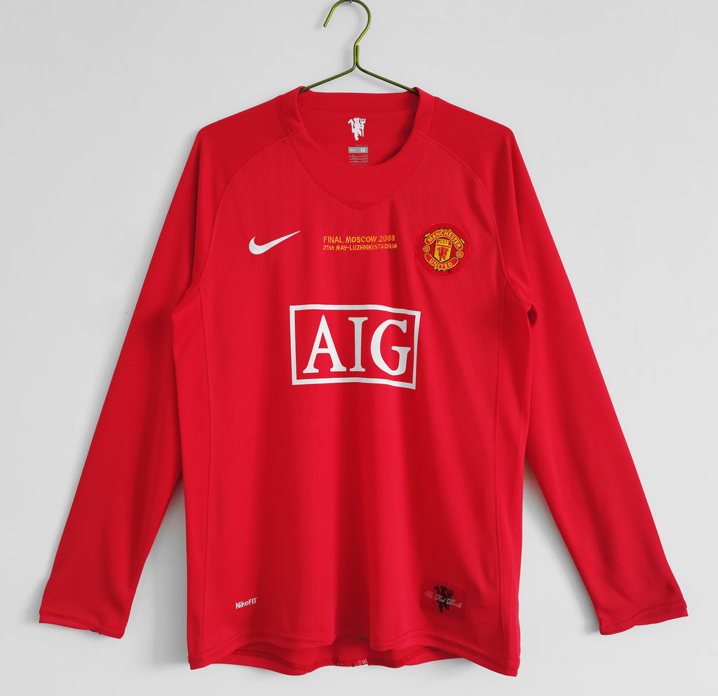 Manchester United 2007/08 (Long Sleeve - Final Moscow)