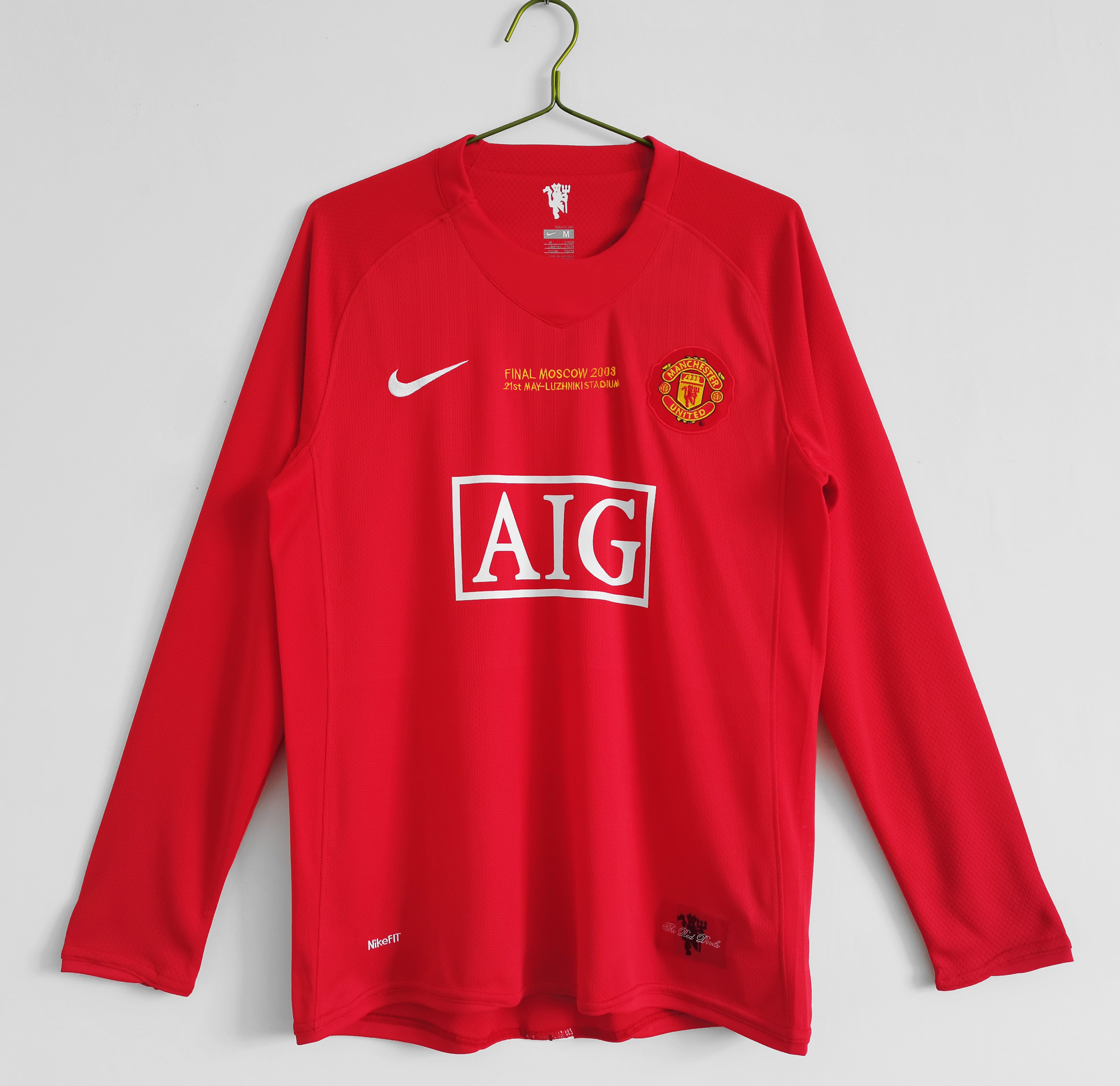Manchester United 2007/08 (Long Sleeve - Final Moscow)