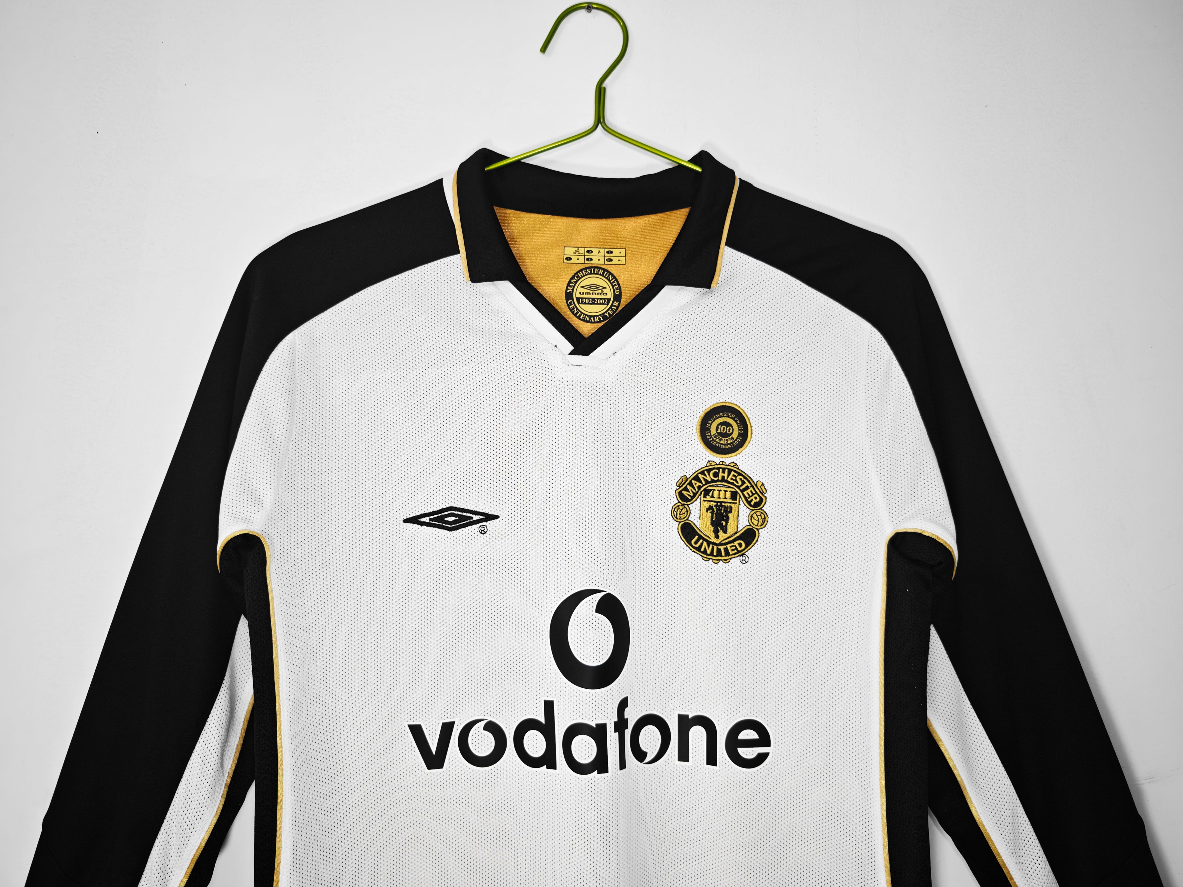Manchester United 2001/02 Centenary (White - Long Sleeve)