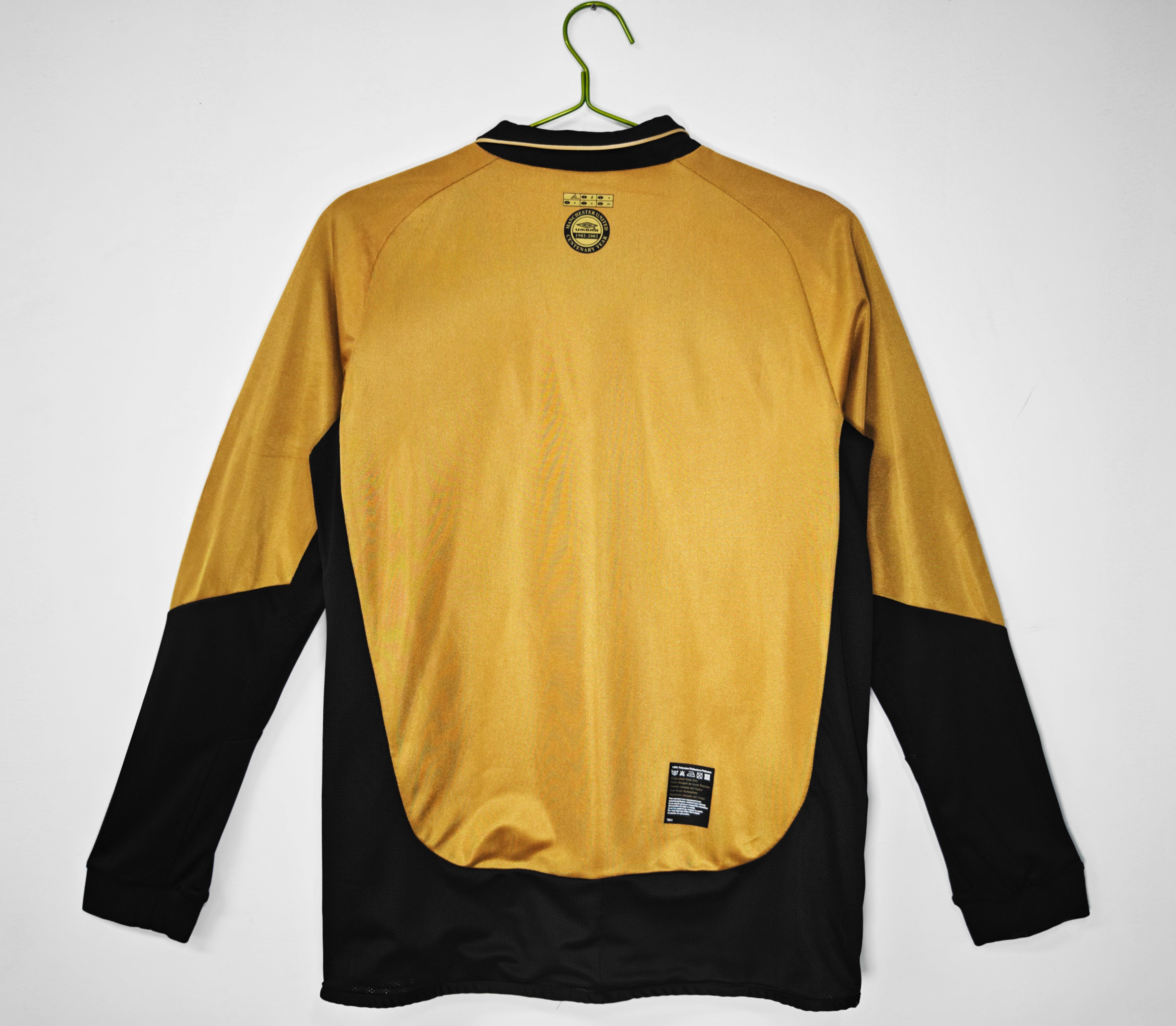 Manchester United 2001/02 Centenary (Gold - Long Sleeve)