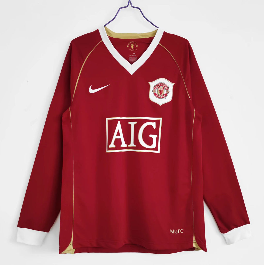 Manchester United 2006/07 (Home Kit - Long Sleeve)