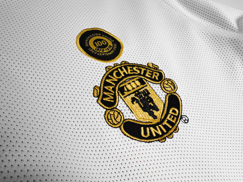 Manchester United 2001/02 Centenary (White - Long Sleeve)