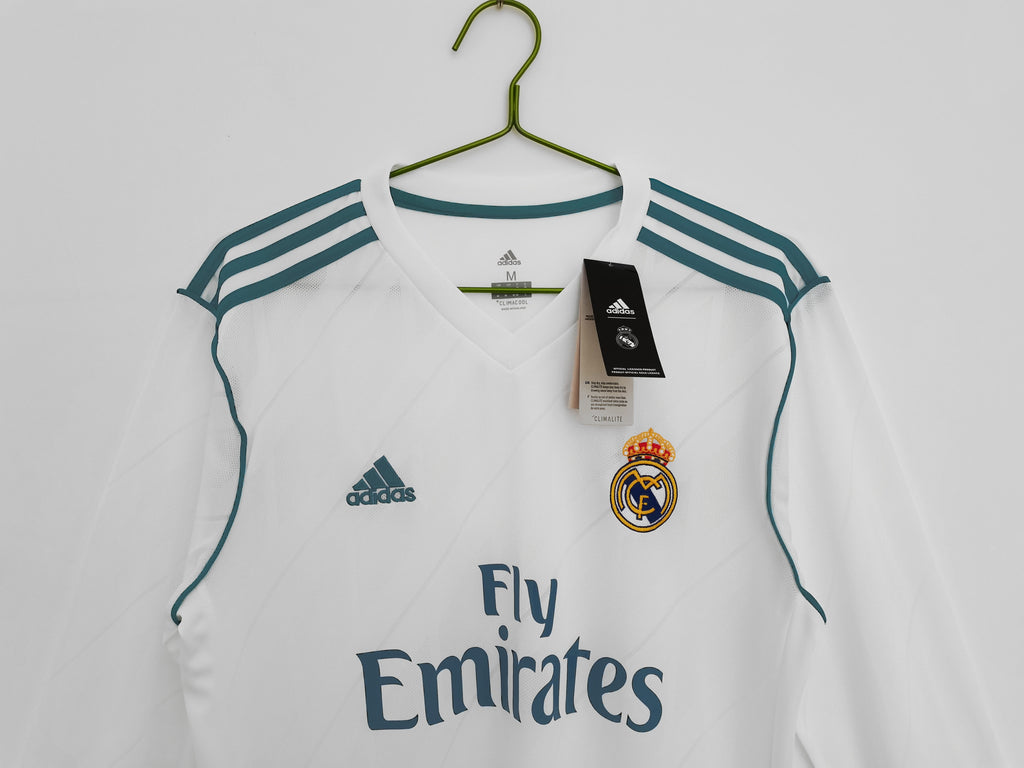 Real Madrid 2017/18 (Home Kit – Long Sleeve)