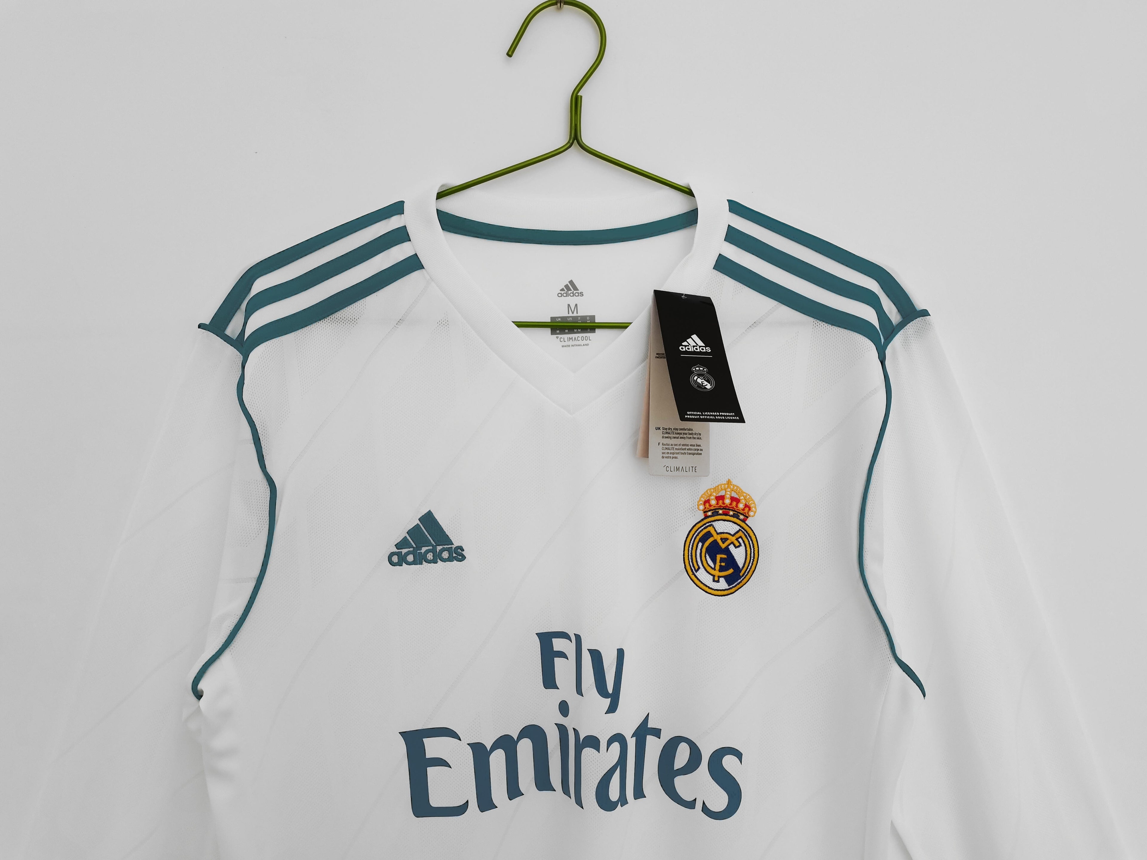 Real Madrid 2017/18 (Home Kit – Long Sleeve)